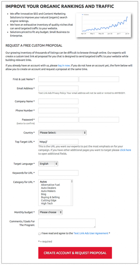 Are Your Forms Killing Your Lead Generation Efforts? - Marketing Words ...