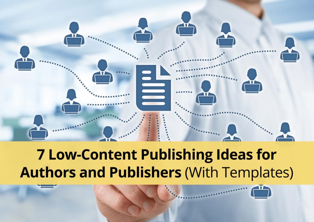 Low Content Design 7 Low-Content Publishing Ideas for Authors and Publishers (With ...