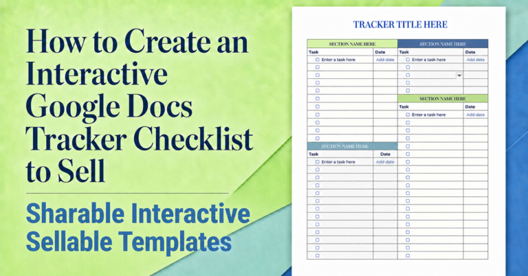 google docs tracker checklist