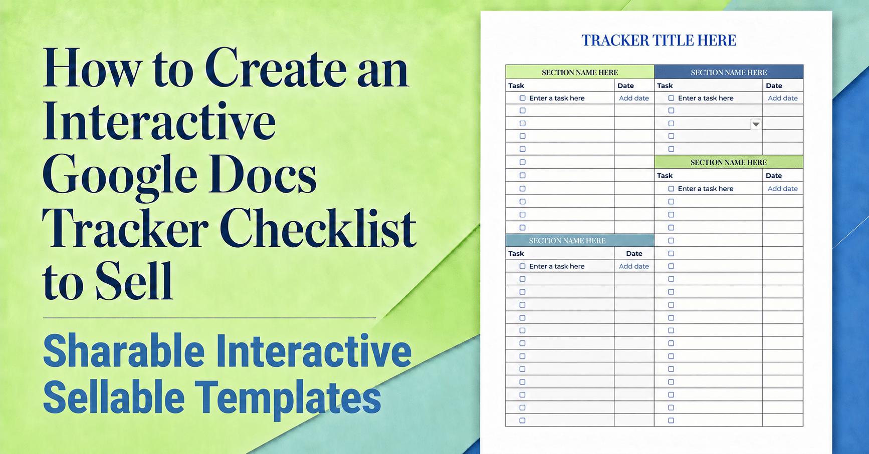google docs tracker checklist
